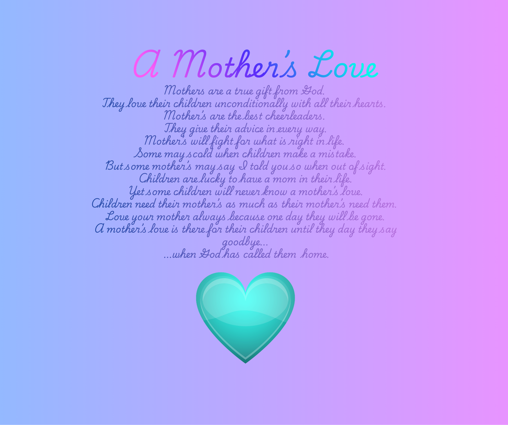 A Mother's Love 20oz Straight Skinny Tumbler