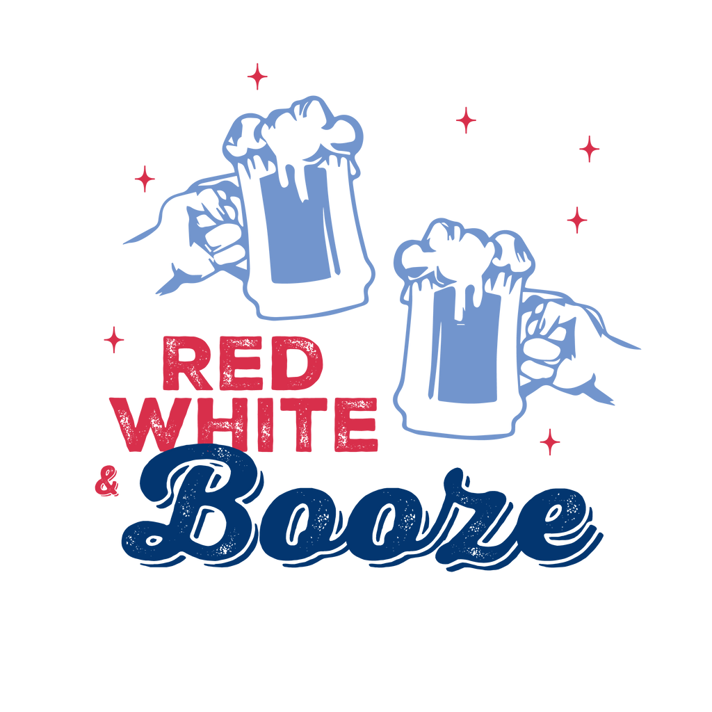 Red, White & Boose Holographic 20oz Straight Skinny Tumbler