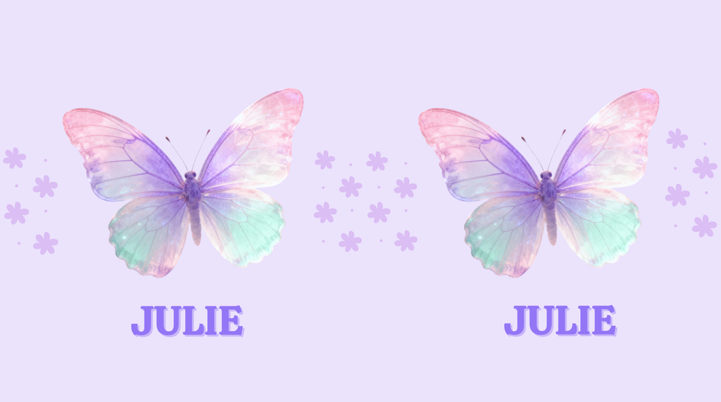 Butterfly Name (Julie) Mug