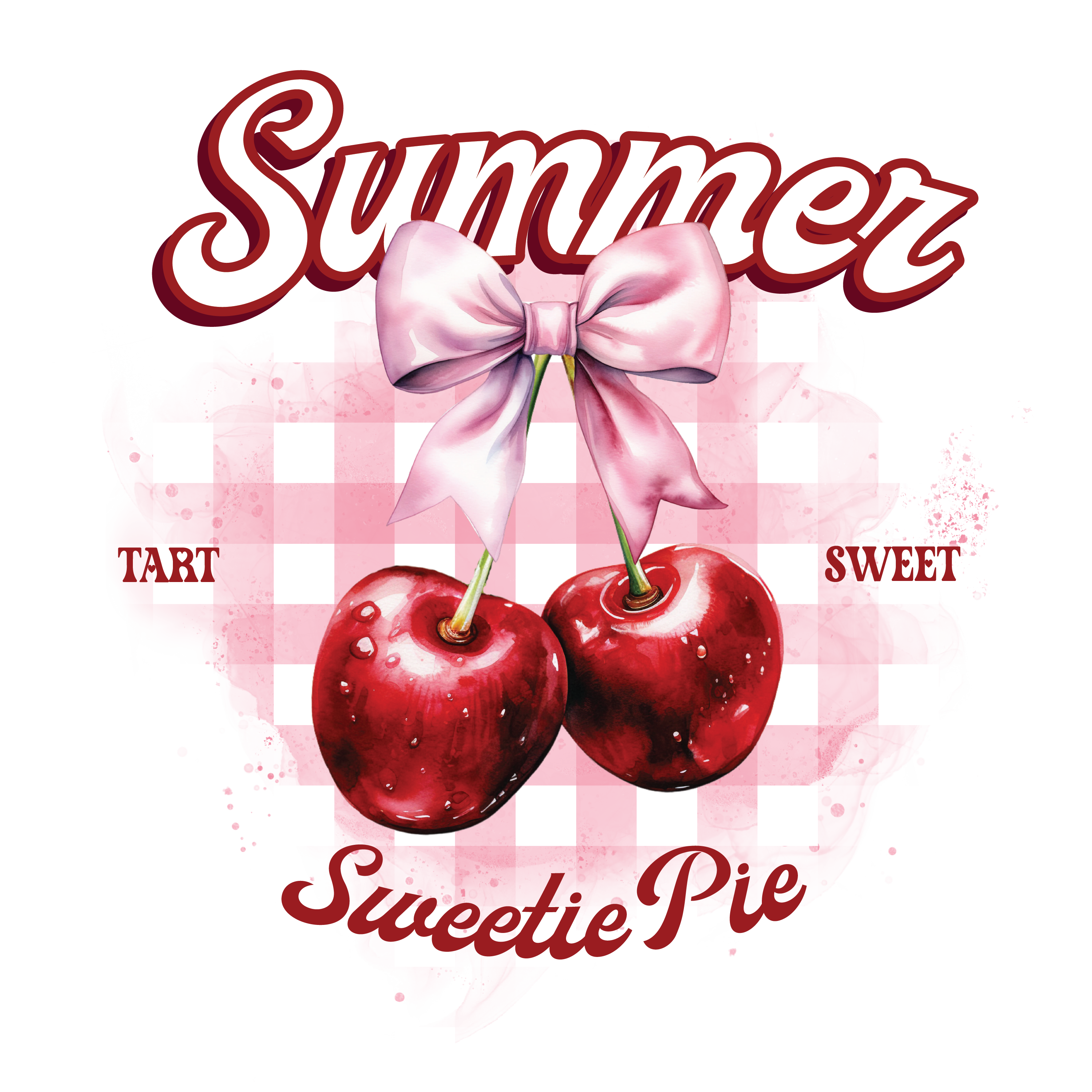Summer Sweetie Pie Holographic 20oz Straight Skinny Tumbler