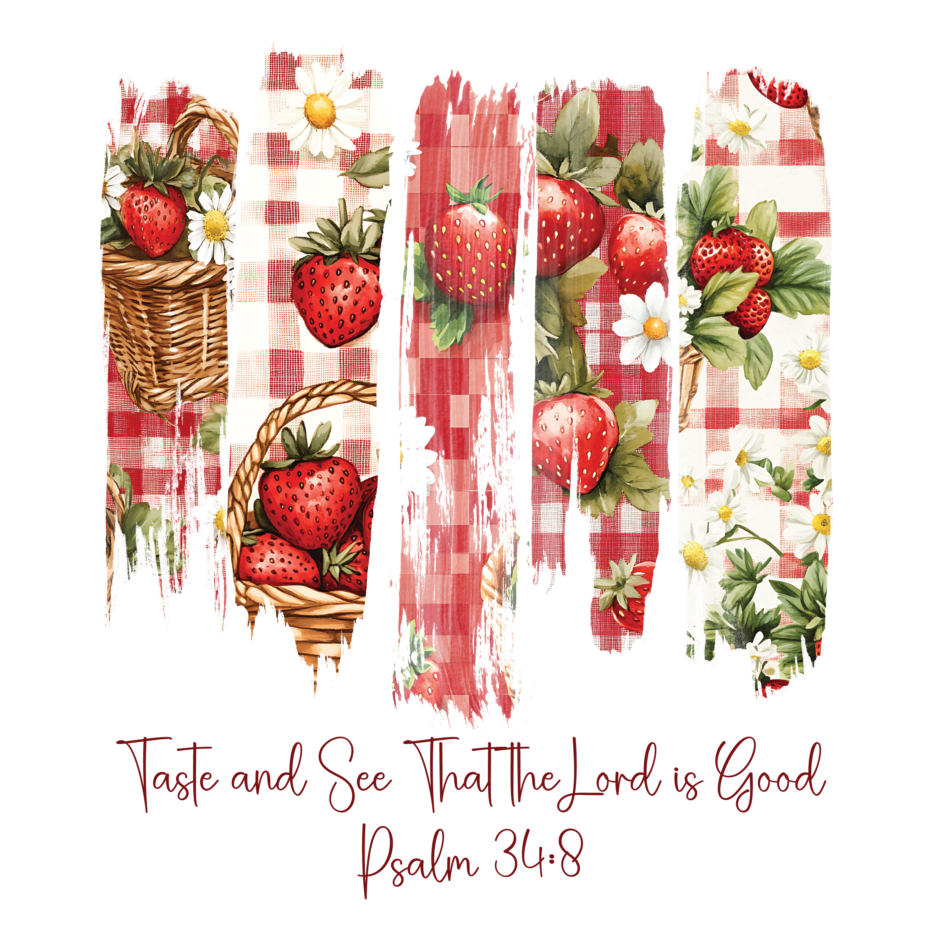 Sweet Strawberry Holographic 20oz Straight Skinny Tumbler