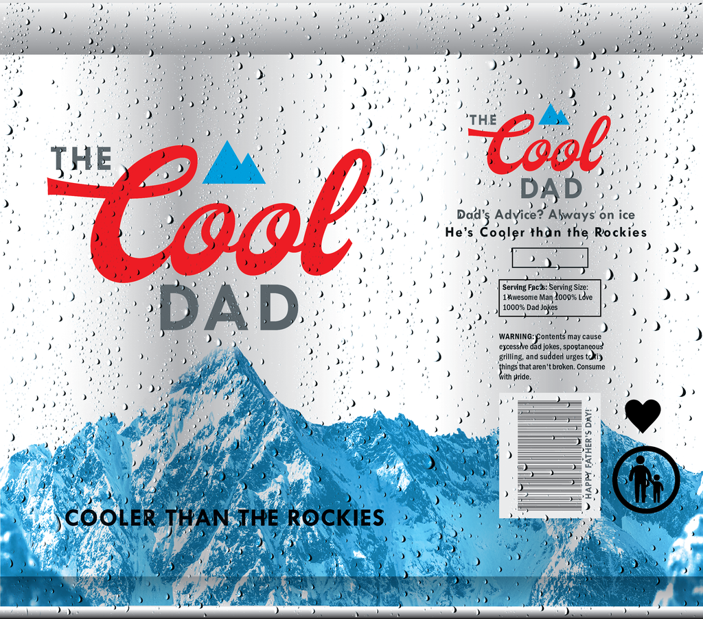 Cool Dad 20oz Straight Skinny Tumbler