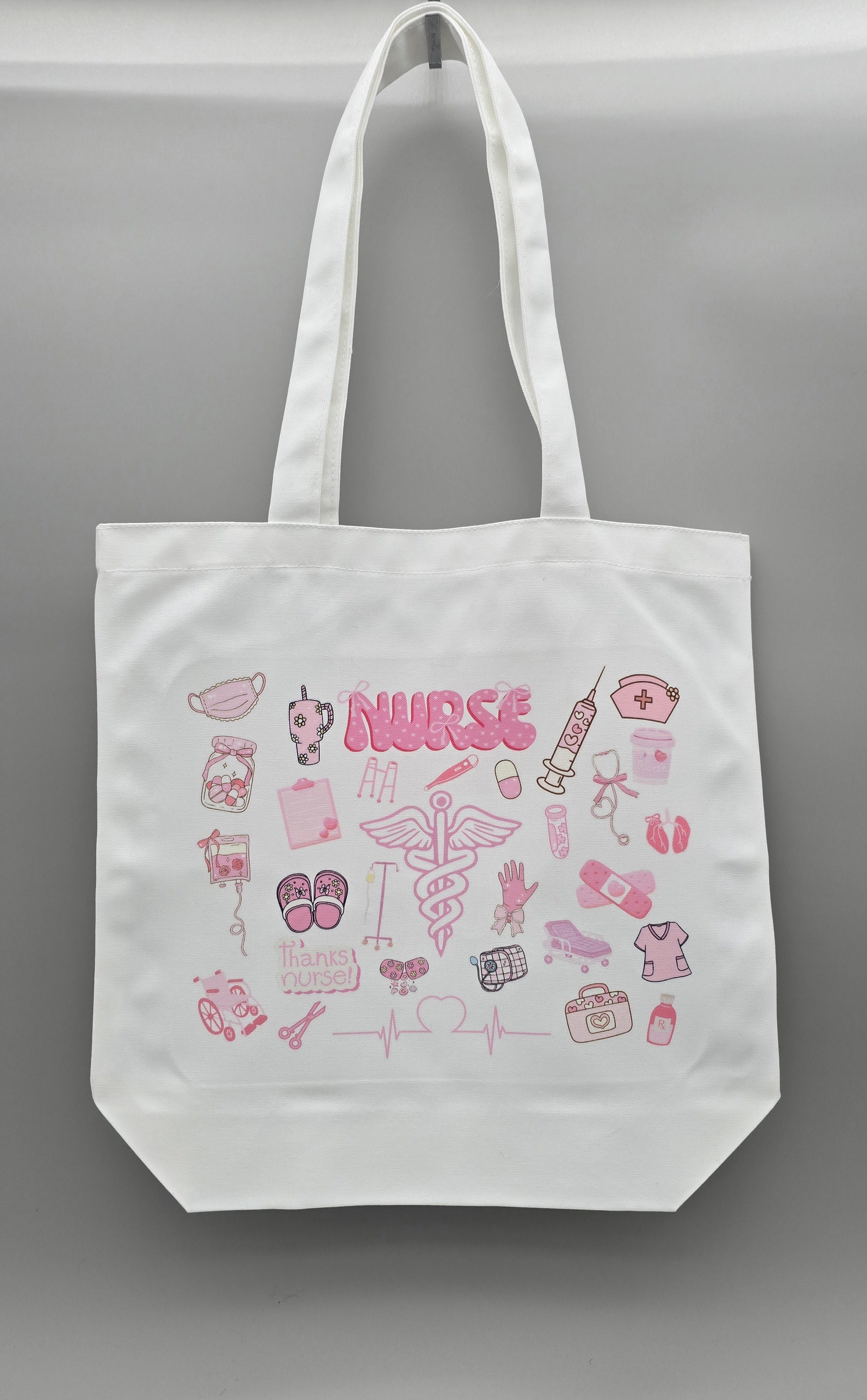 Nurse Print Tote Bag