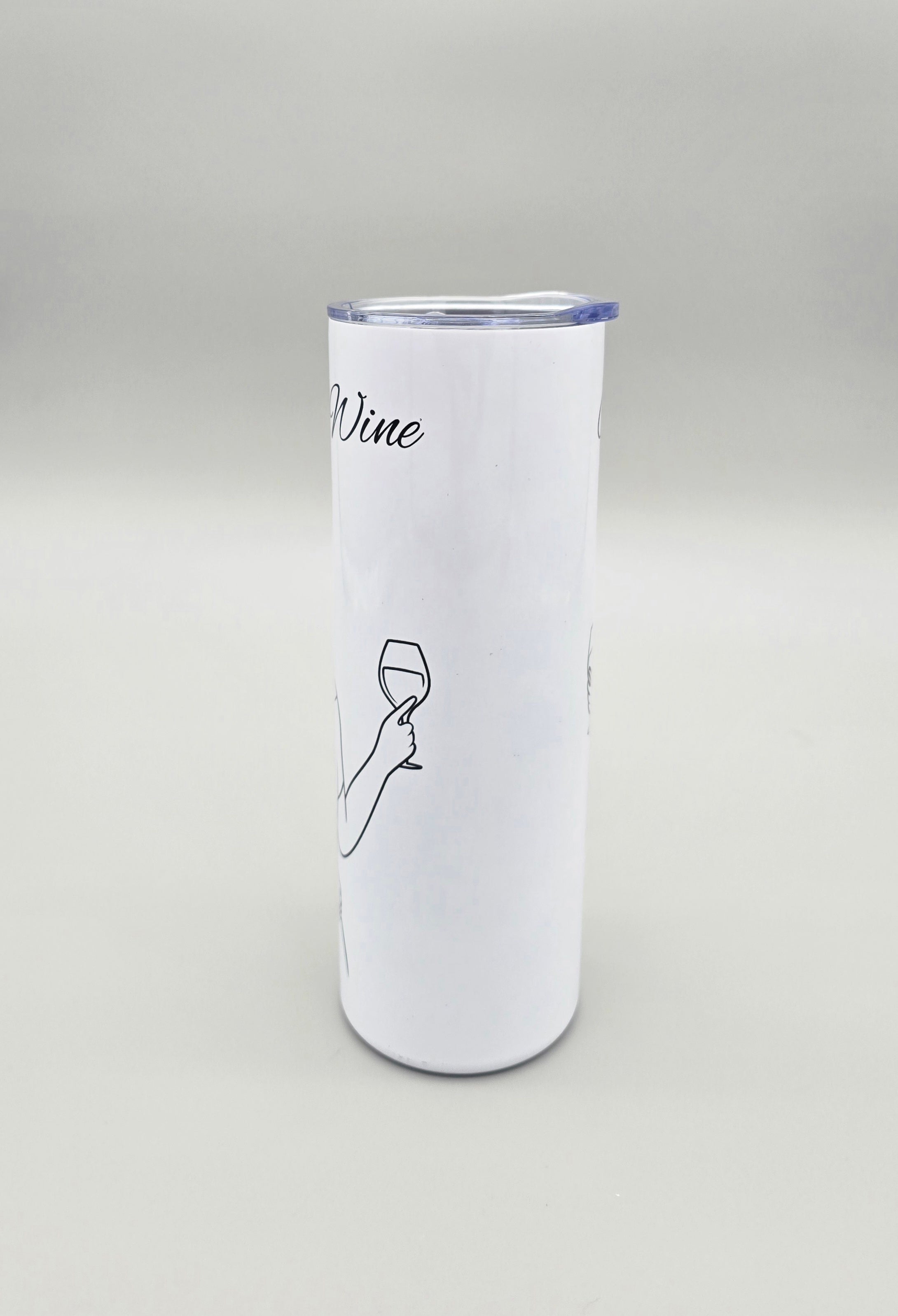 Good Friends and Wine 20oz Straight Skinny Tumbler