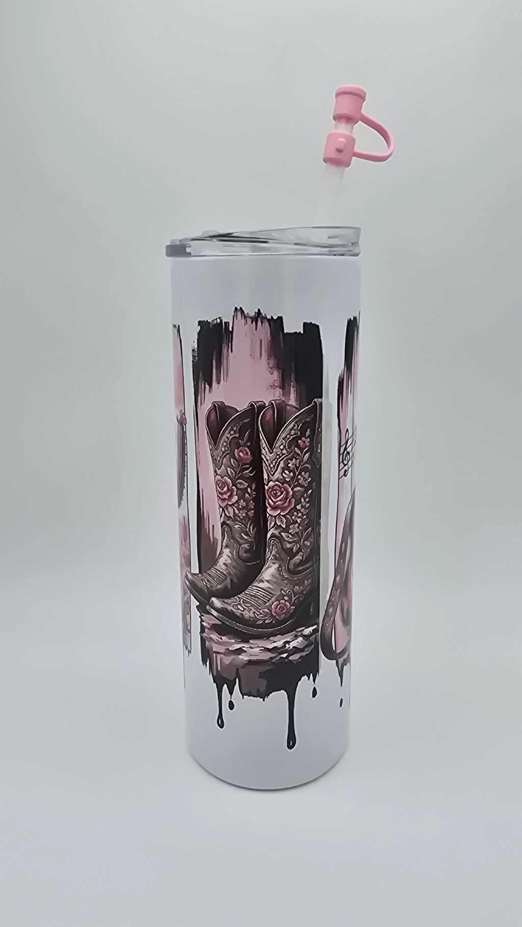 Punk County Girl 20oz Holographic Skinny Tumbler