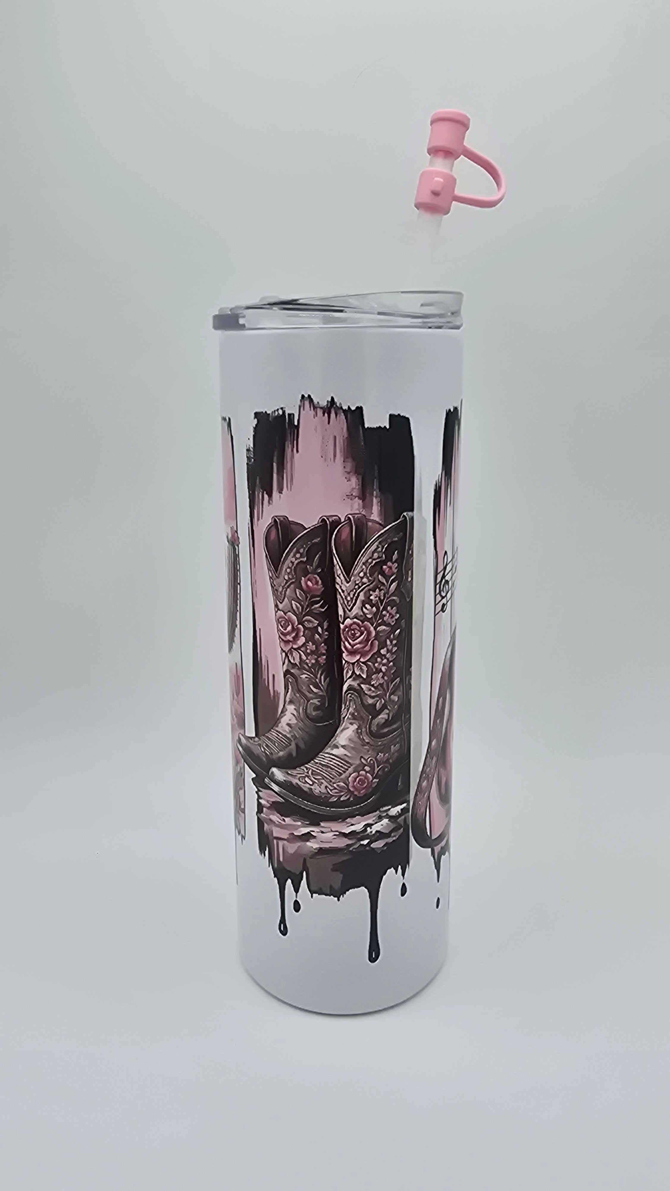 Punk County Girl 20oz Holographic Skinny Tumbler