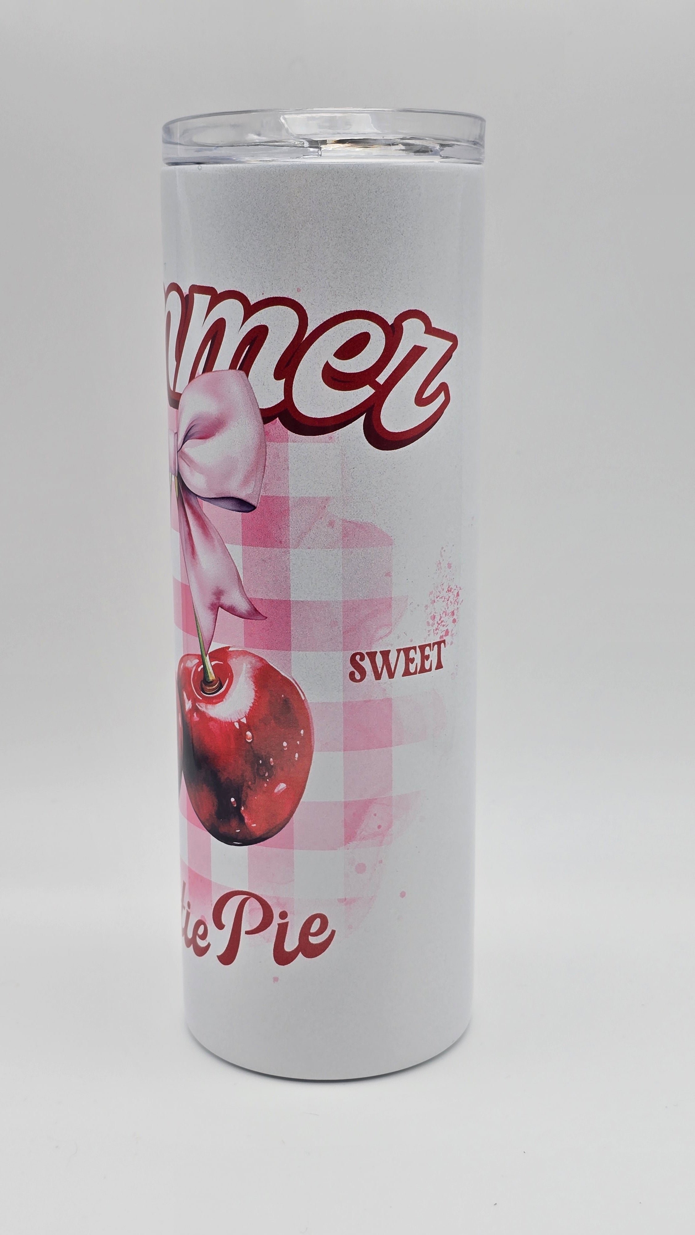 Summer Sweetie Pie Holographic 20oz Straight Skinny Tumbler