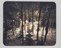 Lighted Nest In The Winter Woods Mouse Pad