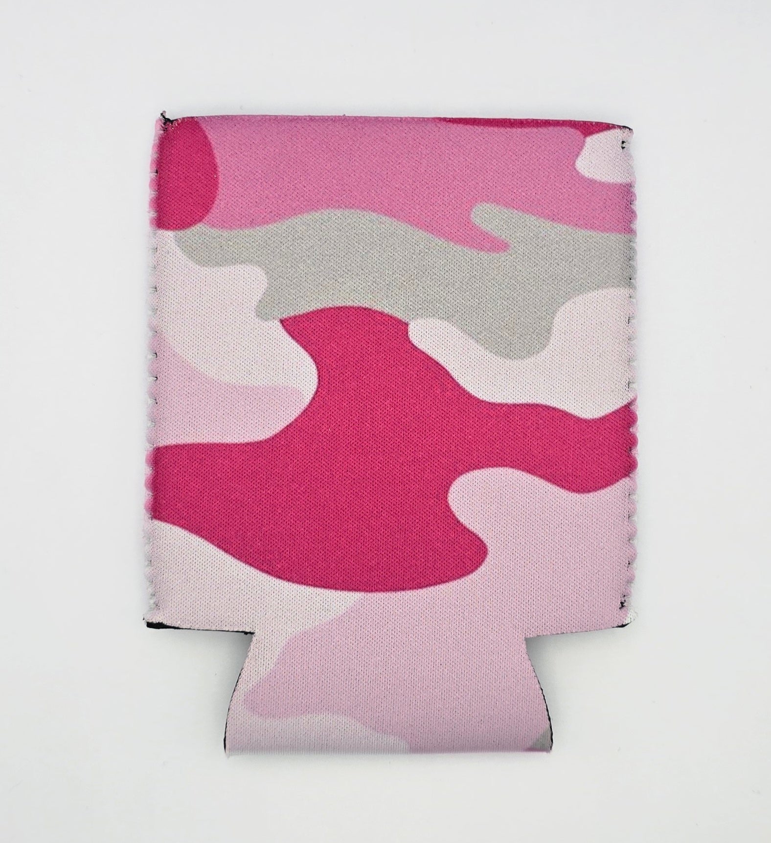 Pink Camo 12 oz Can Cooler Sleeve