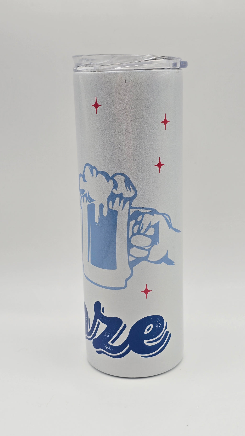 Red, White & Boose Holographic 20oz Straight Skinny Tumbler