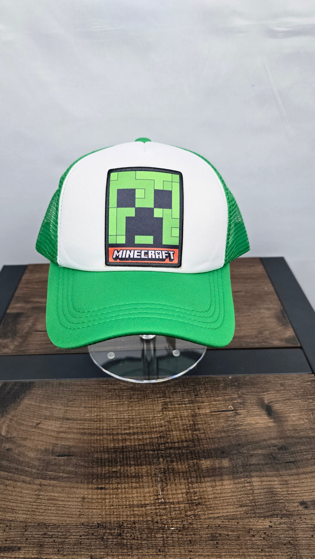 Mesh Trucker Hat With Minecraft Patch