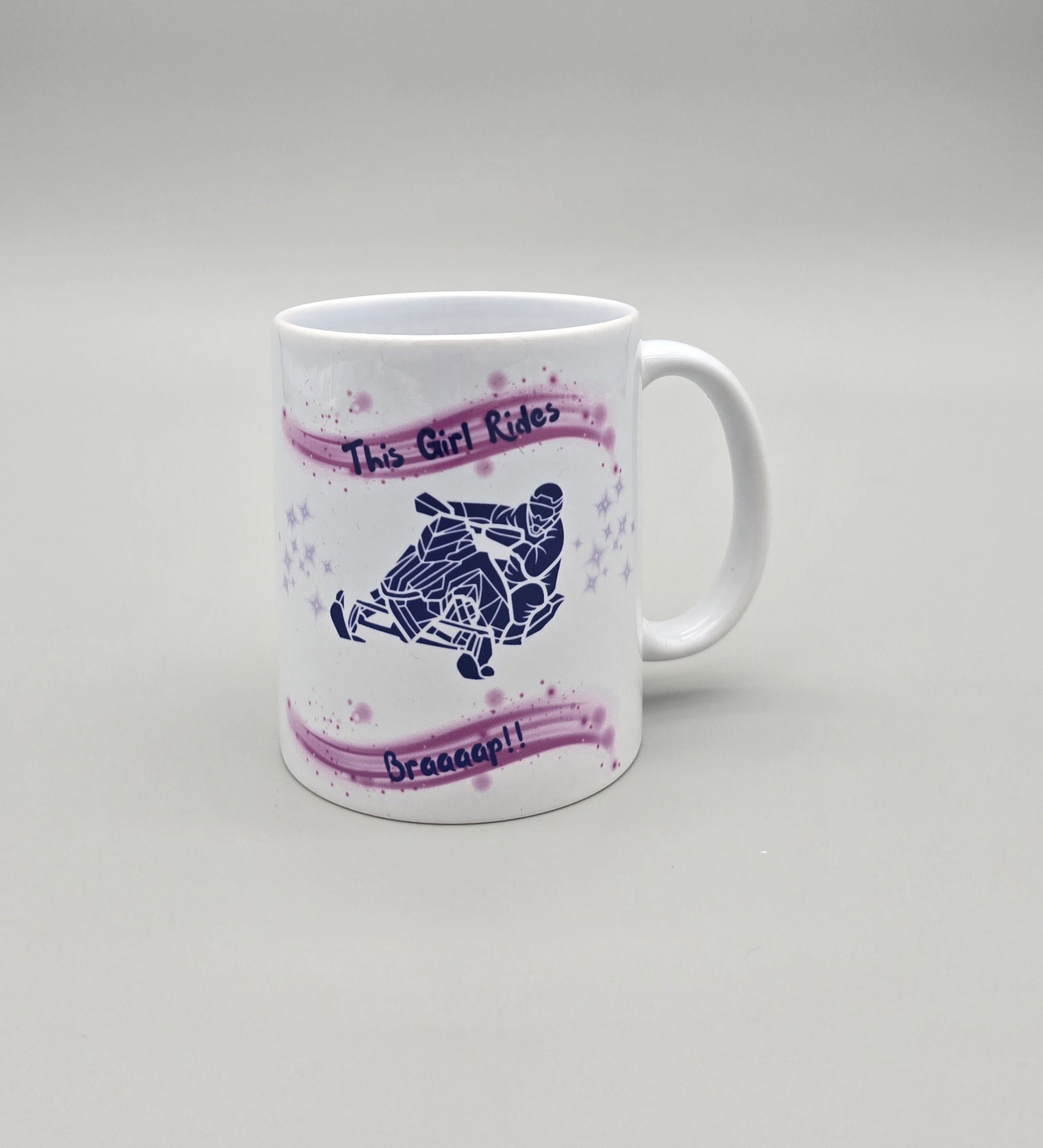 This Girl Rides 11 oz Ceramic Mug