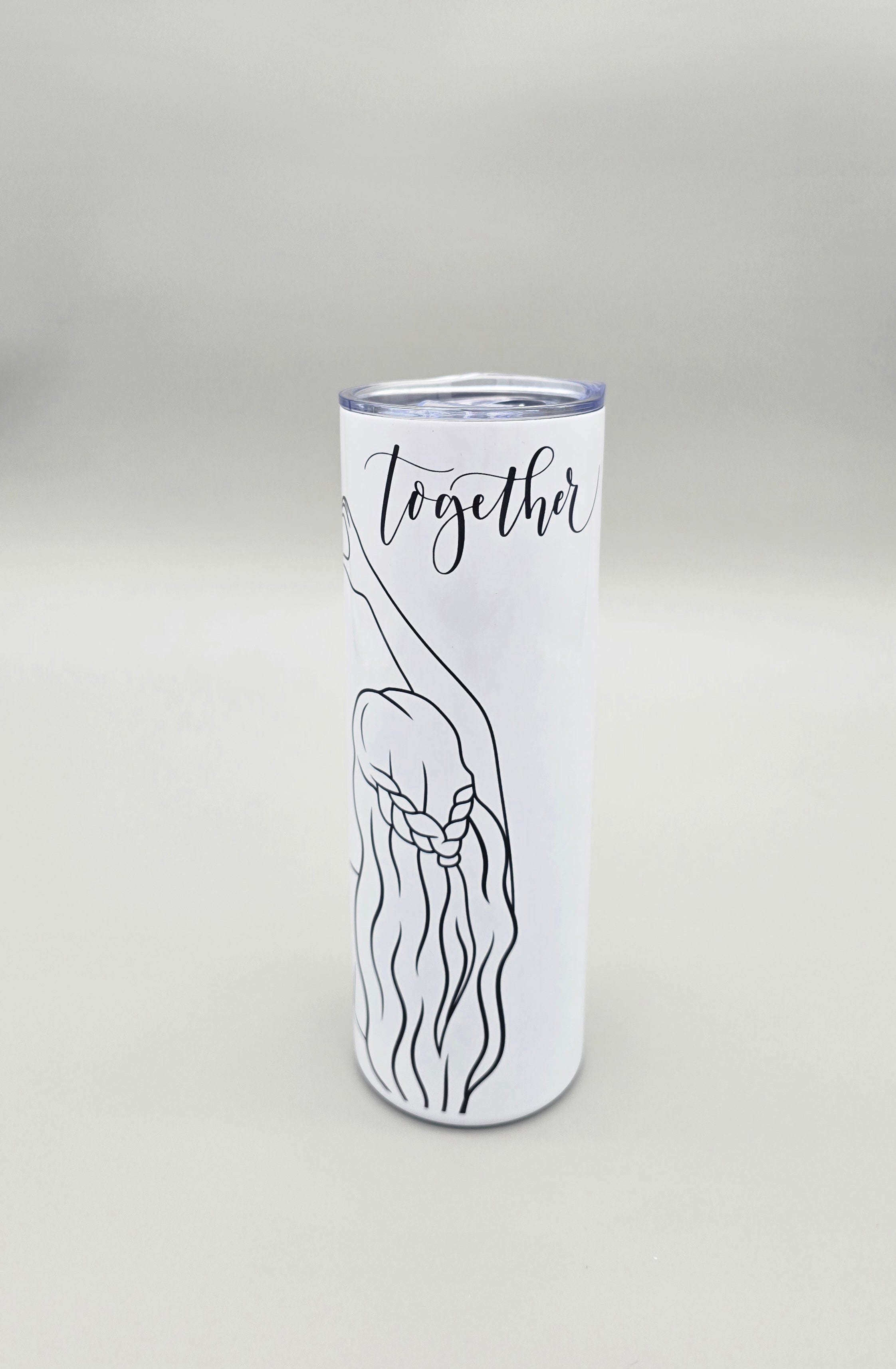Bestie Together 20oz Straight Skinny Tumbler