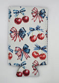 American Cherry 12 oz Slim Can Cooler Sleeve