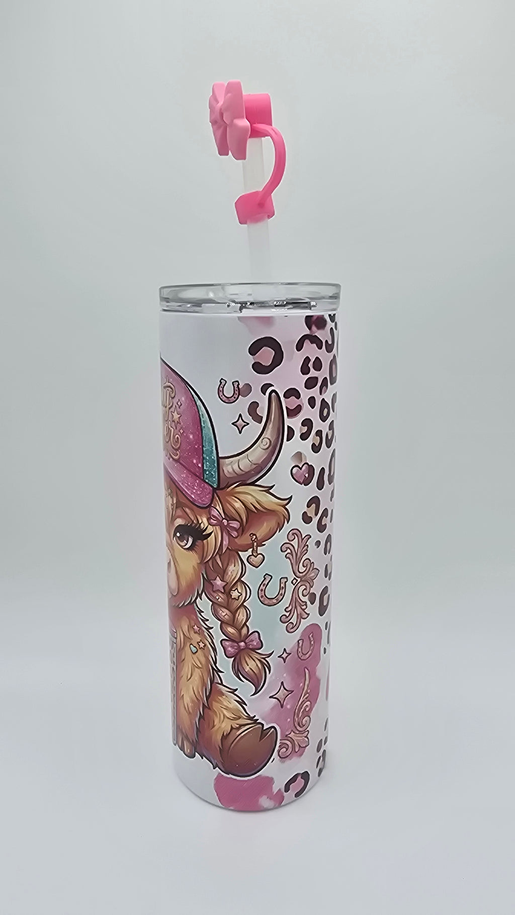 Salty Heifer 20oz Holographic Skinny Tumbler