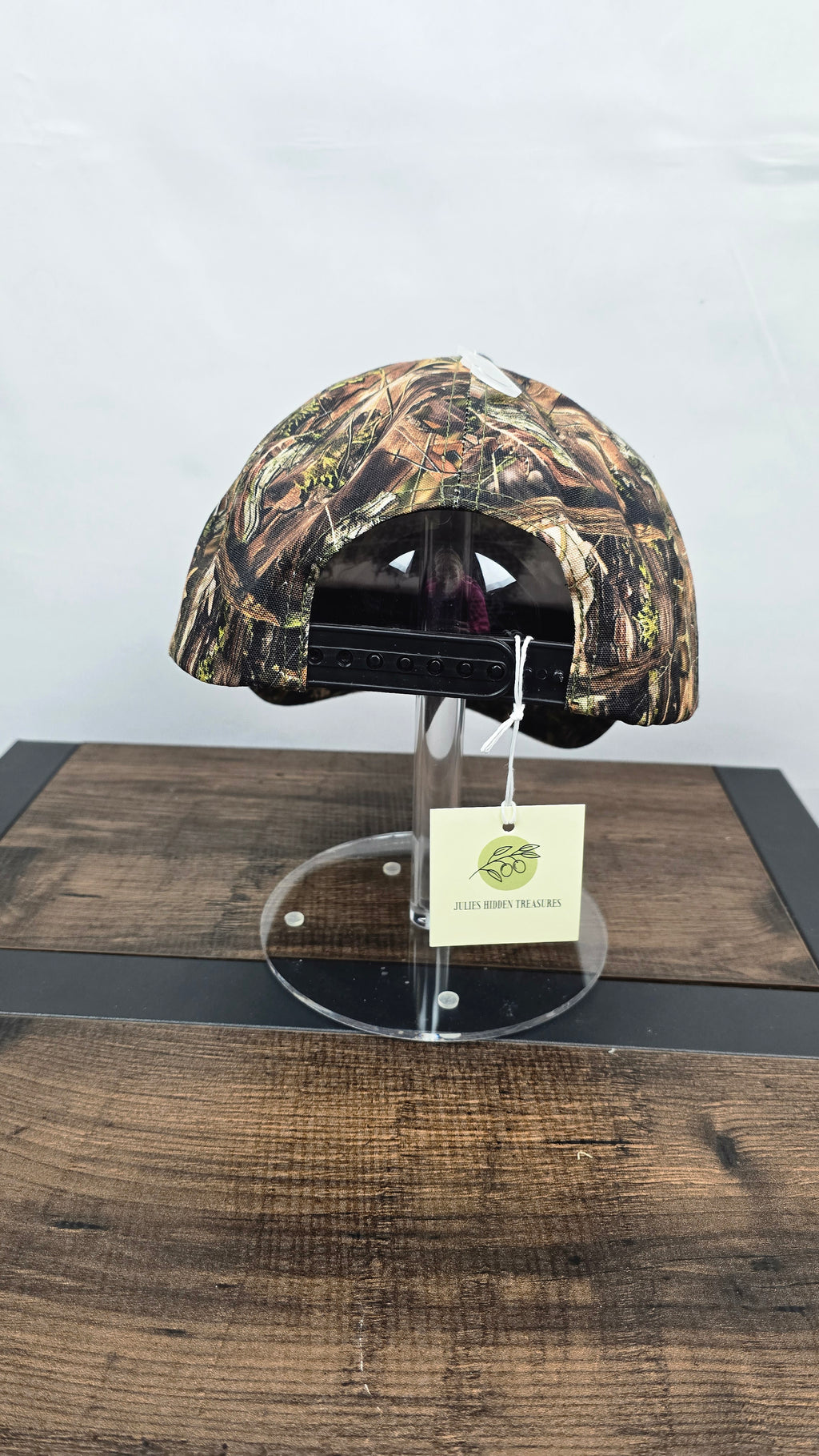 Camo Baseball Cap With John Deere Embroidered Patch