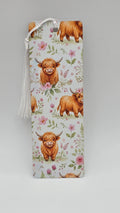 Highland Cow Metal Bookmark