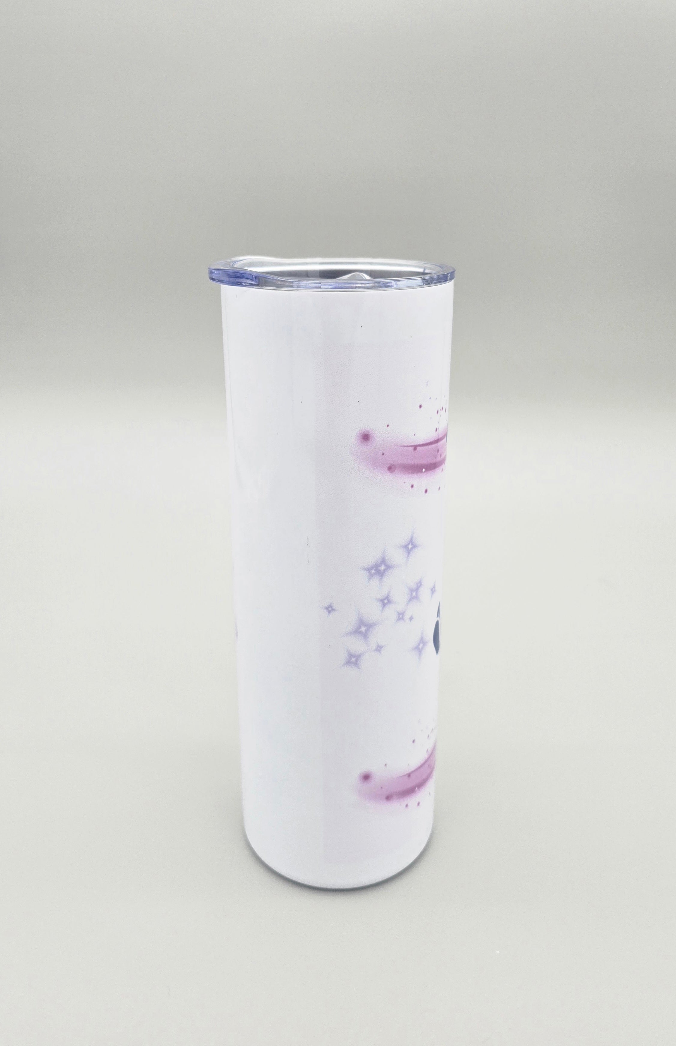 This Girl Rides 20oz Straight Skinny Tumbler W/ Sliding Lid & Straw
