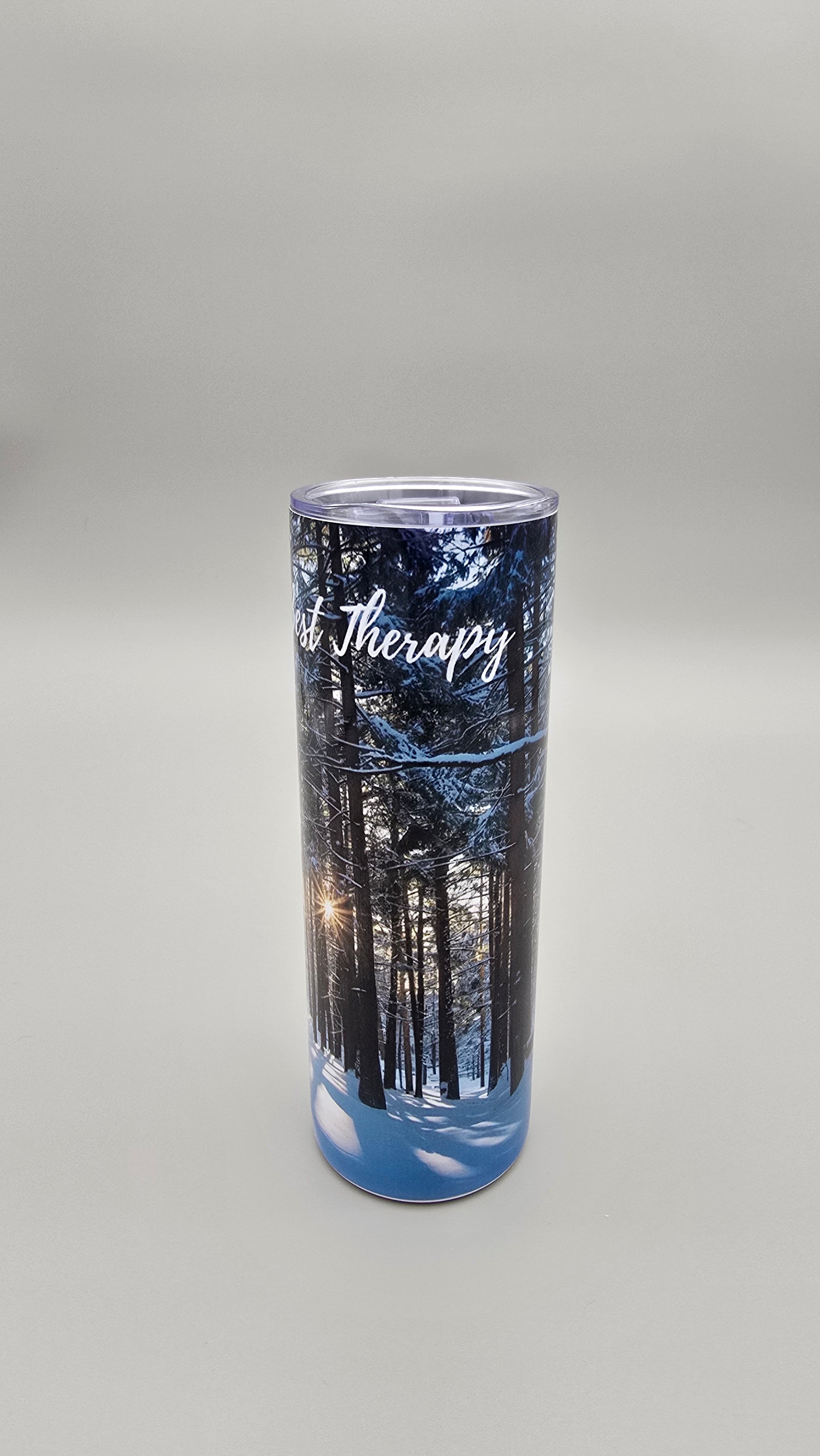 Nature is Life's Best Therapy 20oz Straight Skinny Tumbler