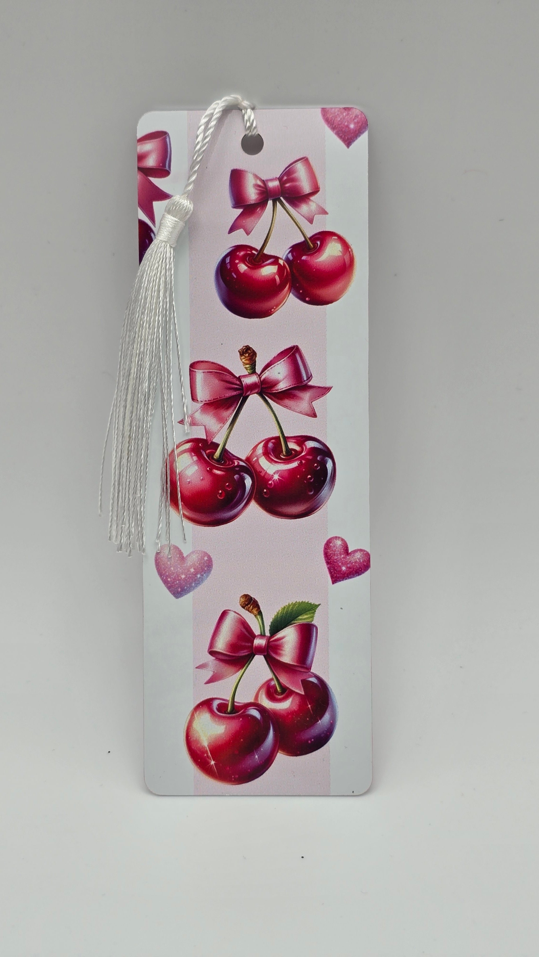 Sweetheart Cherry Metal Bookmark