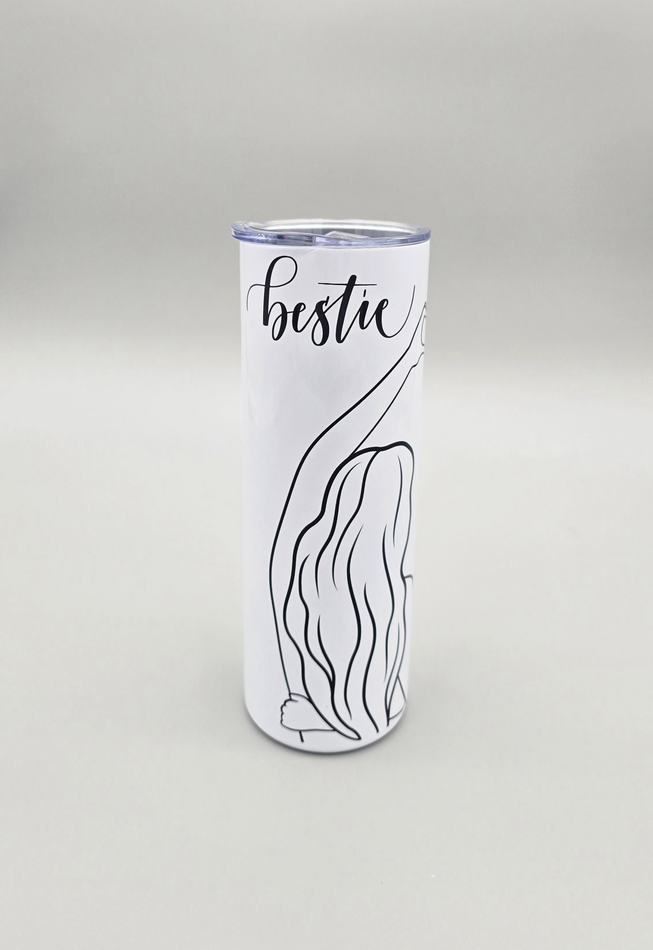 Bestie Together 20oz Straight Skinny Tumbler