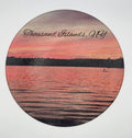 Summer Sunset Textured Glass Cutting Board