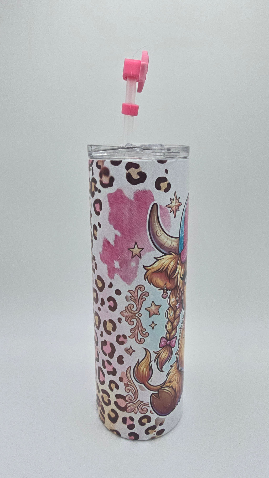 Salty Heifer 20oz Holographic Skinny Tumbler
