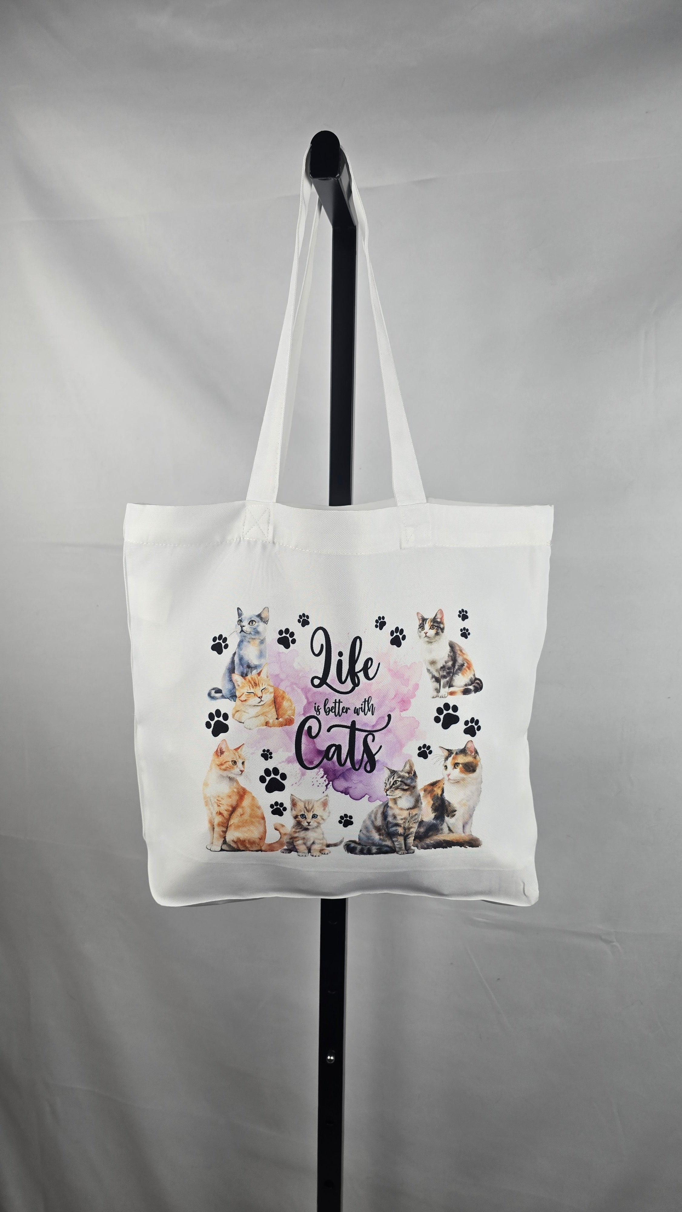 Life is Better With Cats Tote Bag