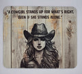 Cowgirl Mouse Pad