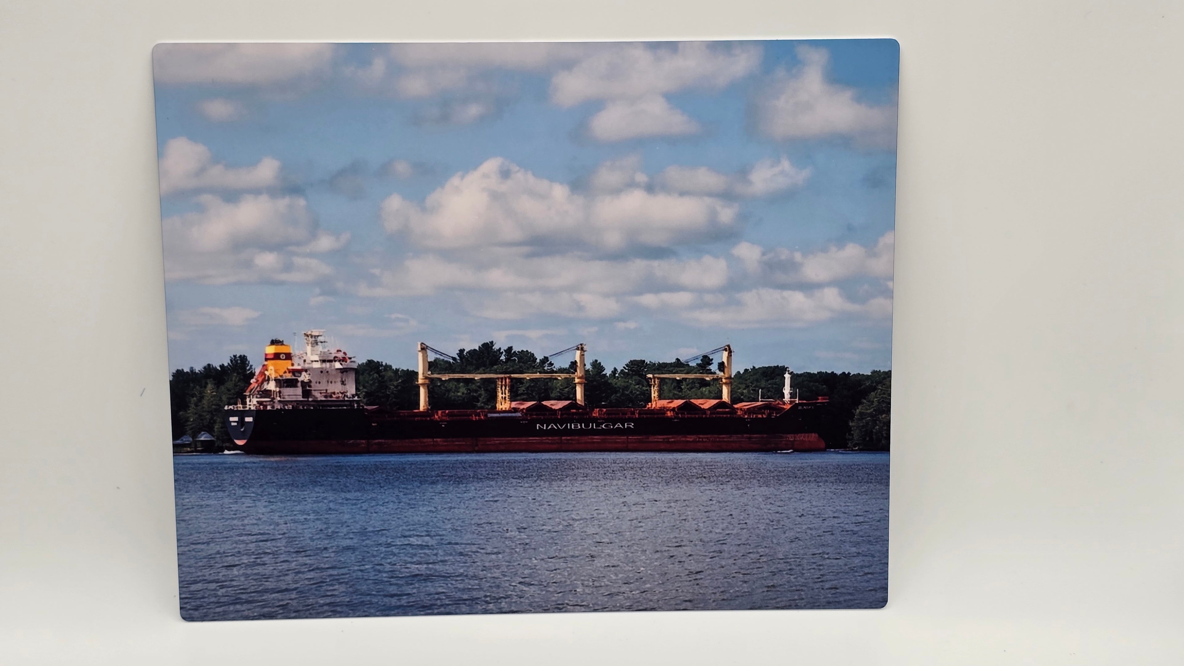 Ship's Of The St. Lawrence River 8x10 Aluminum Photo Panel