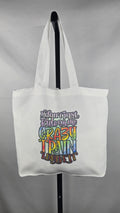 Riding the Crazy Train Tote Bag