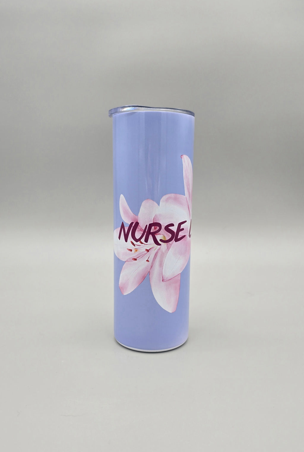 Nurse Life (smaller decal version) 20oz Straight Skinny Tumbler