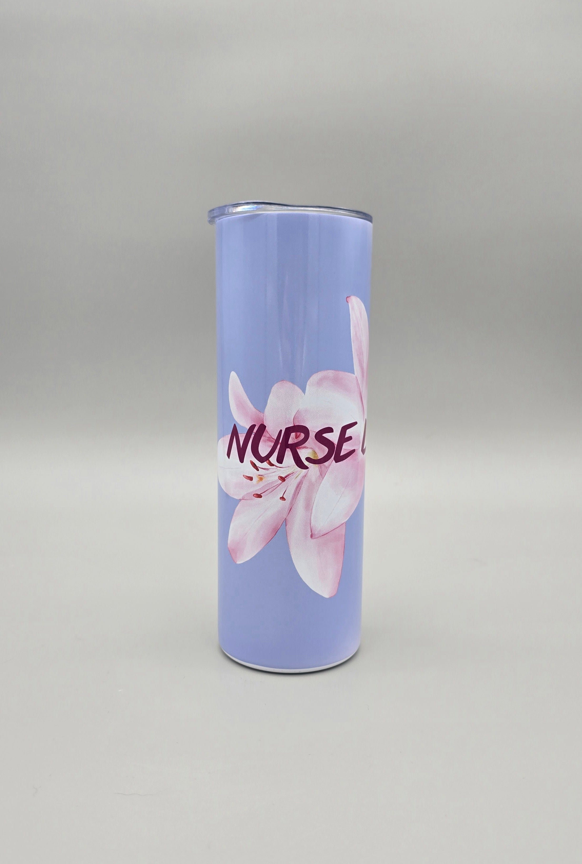 Nurse Life (smaller decal version) 20oz Straight Skinny Tumbler