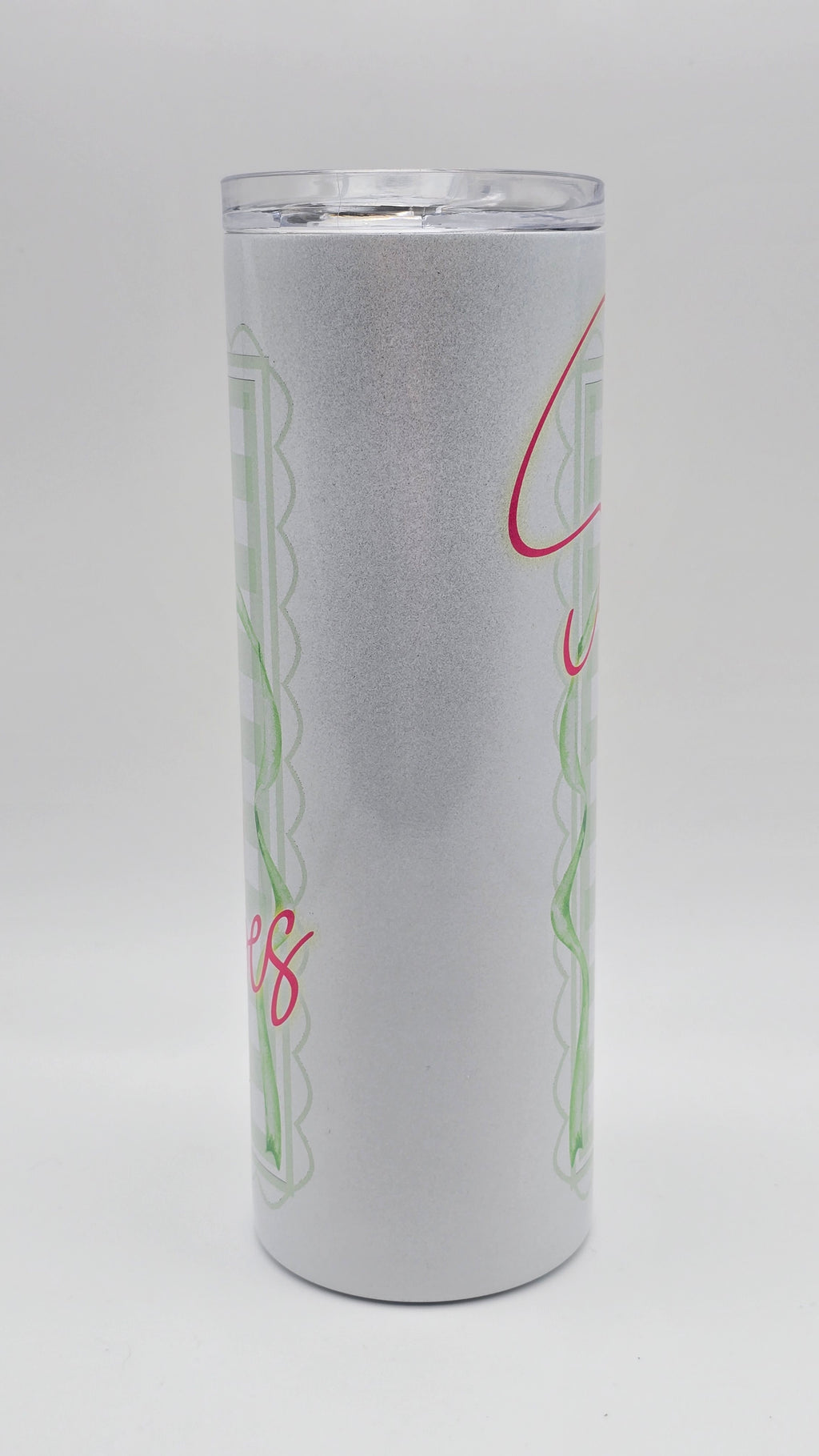 Summer Vibes 20oz Holographic Straight Skinny Tumbler