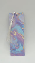 Aurora Marble Metal Bookmark