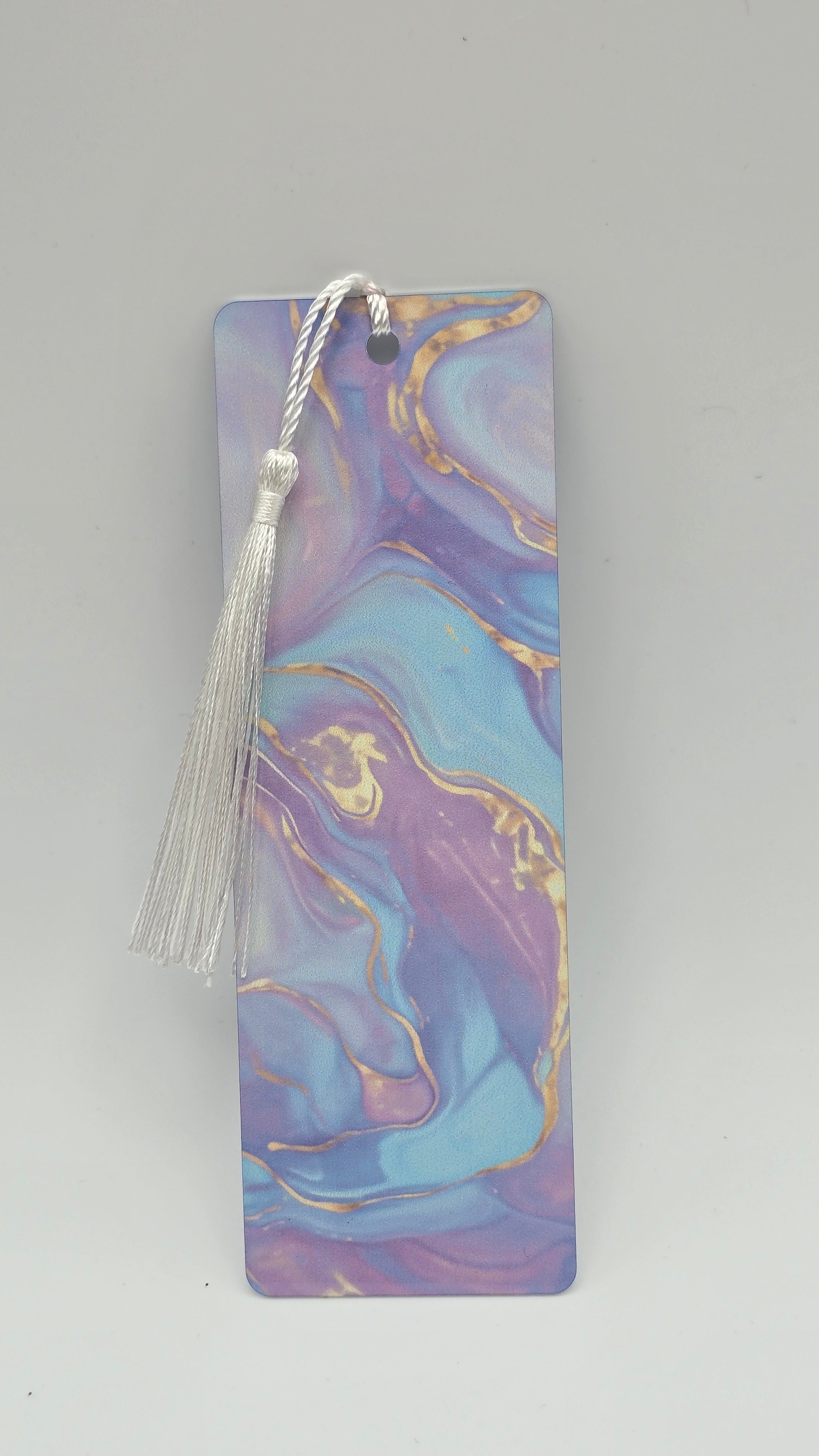 Aurora Marble Metal Bookmark