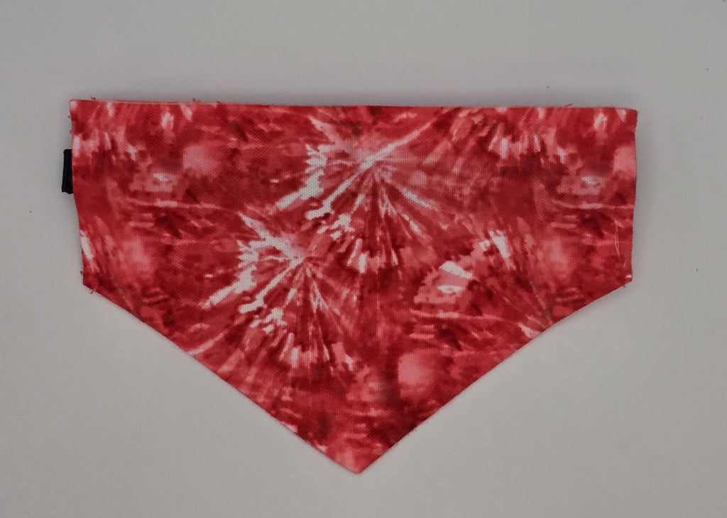 Red Tie Dye Pet Bandana