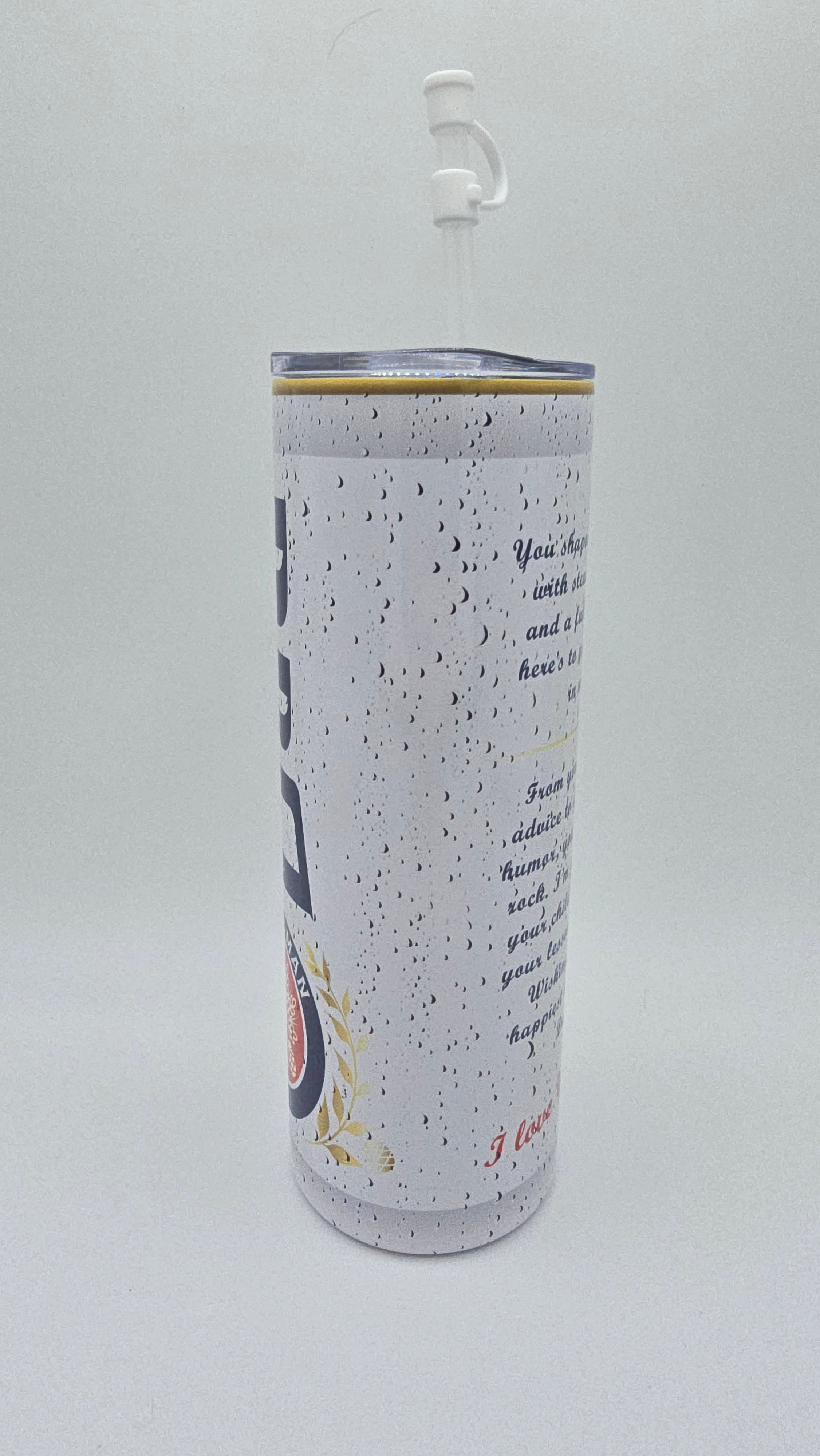 Dad A Fine Man 20oz Straight Skinny Tumbler