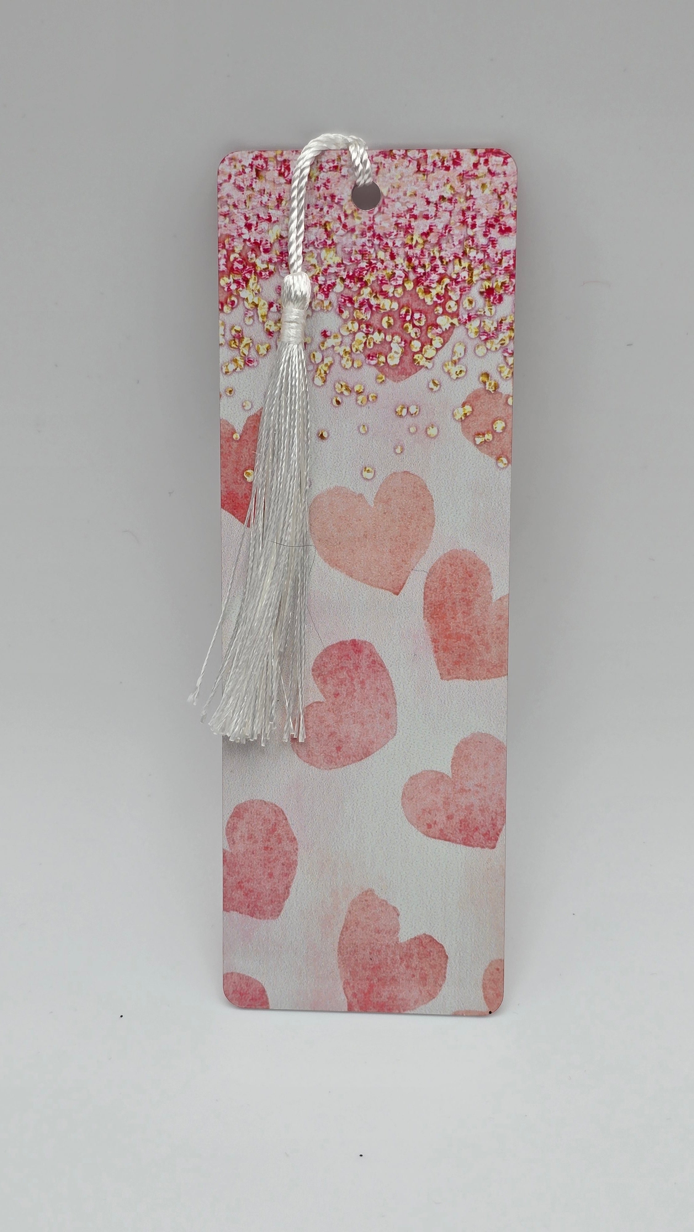Hearts Metal Bookmark