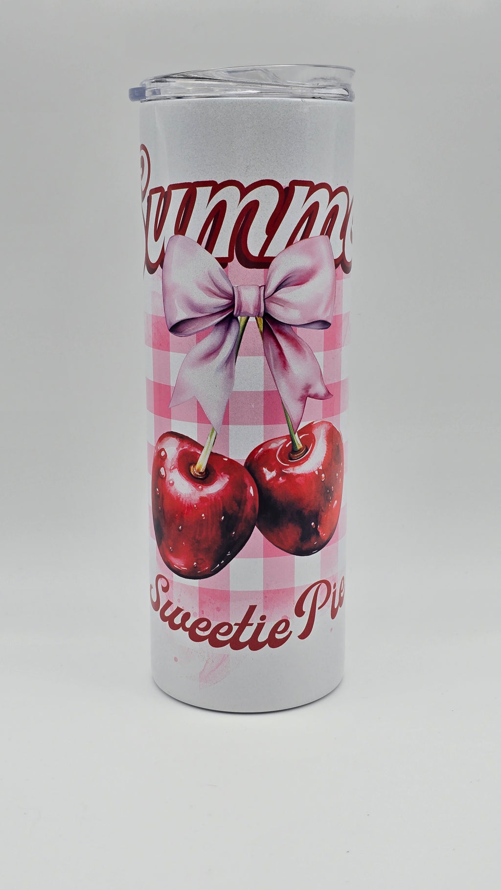 Summer Sweetie Pie Holographic 20oz Straight Skinny Tumbler