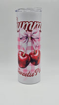 Summer Sweetie Pie Holographic 20oz Straight Skinny Tumbler