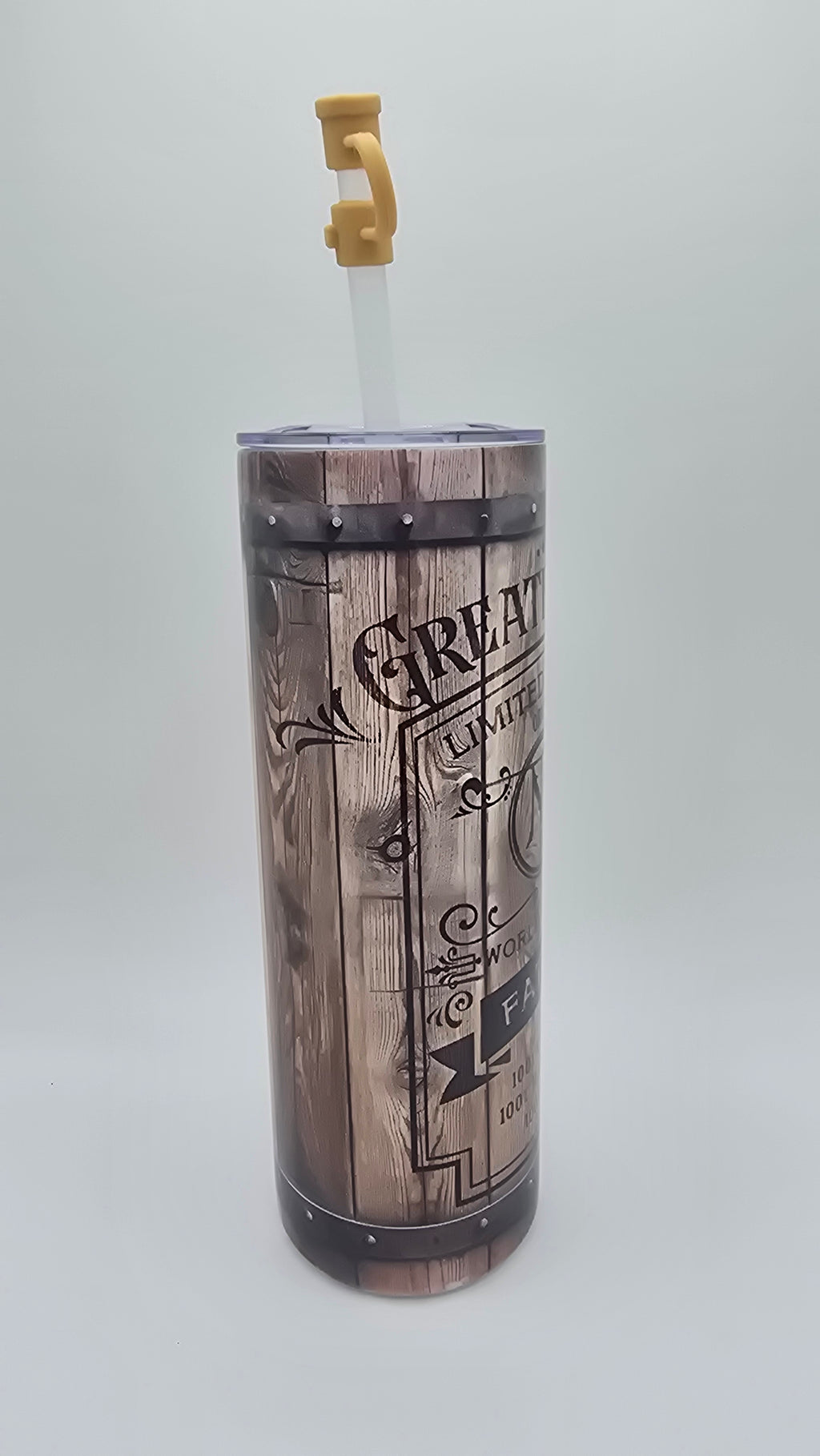 Greatest Dad 20oz Straight Skinny Tumbler