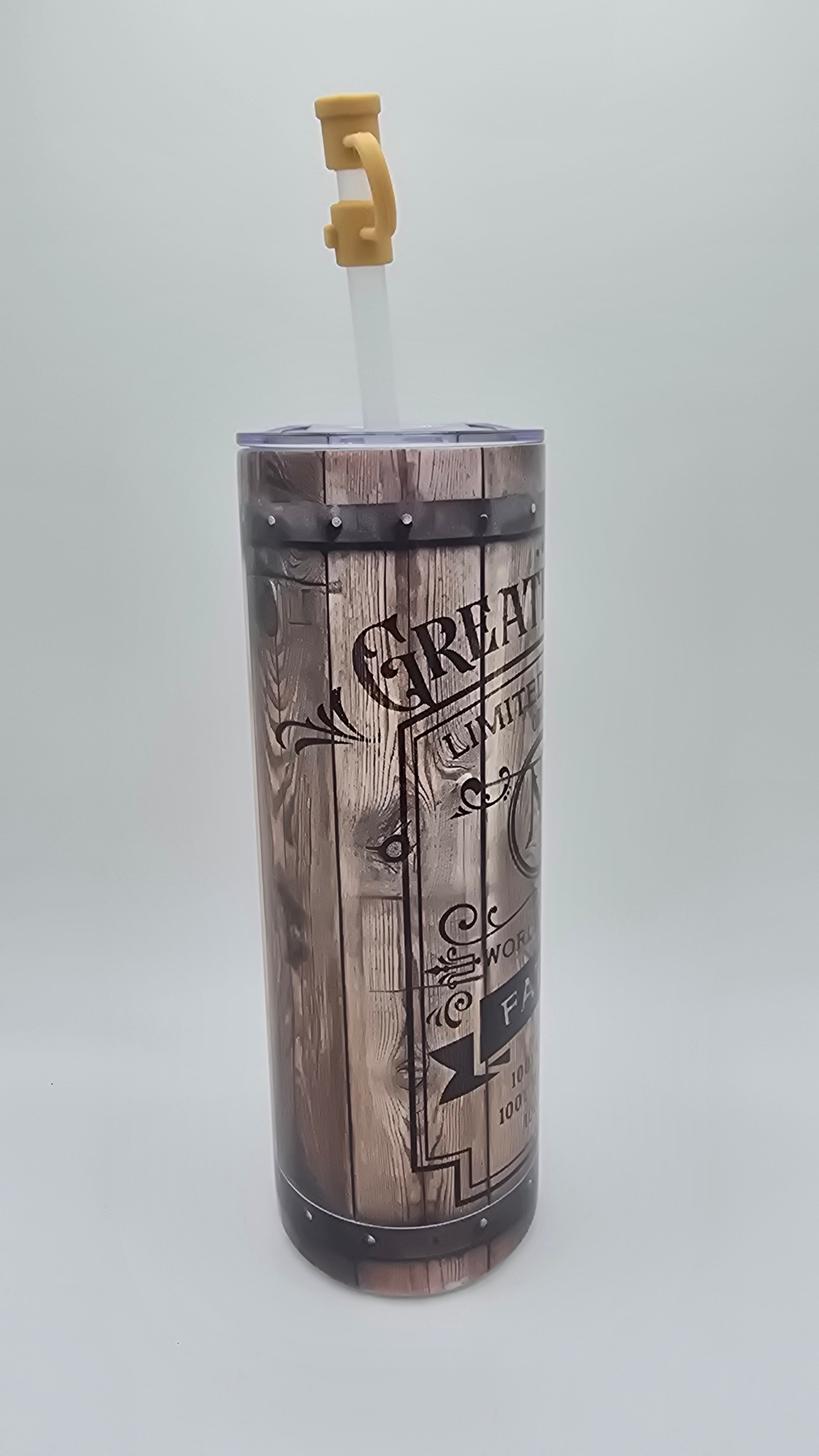 Greatest Dad 20oz Straight Skinny Tumbler
