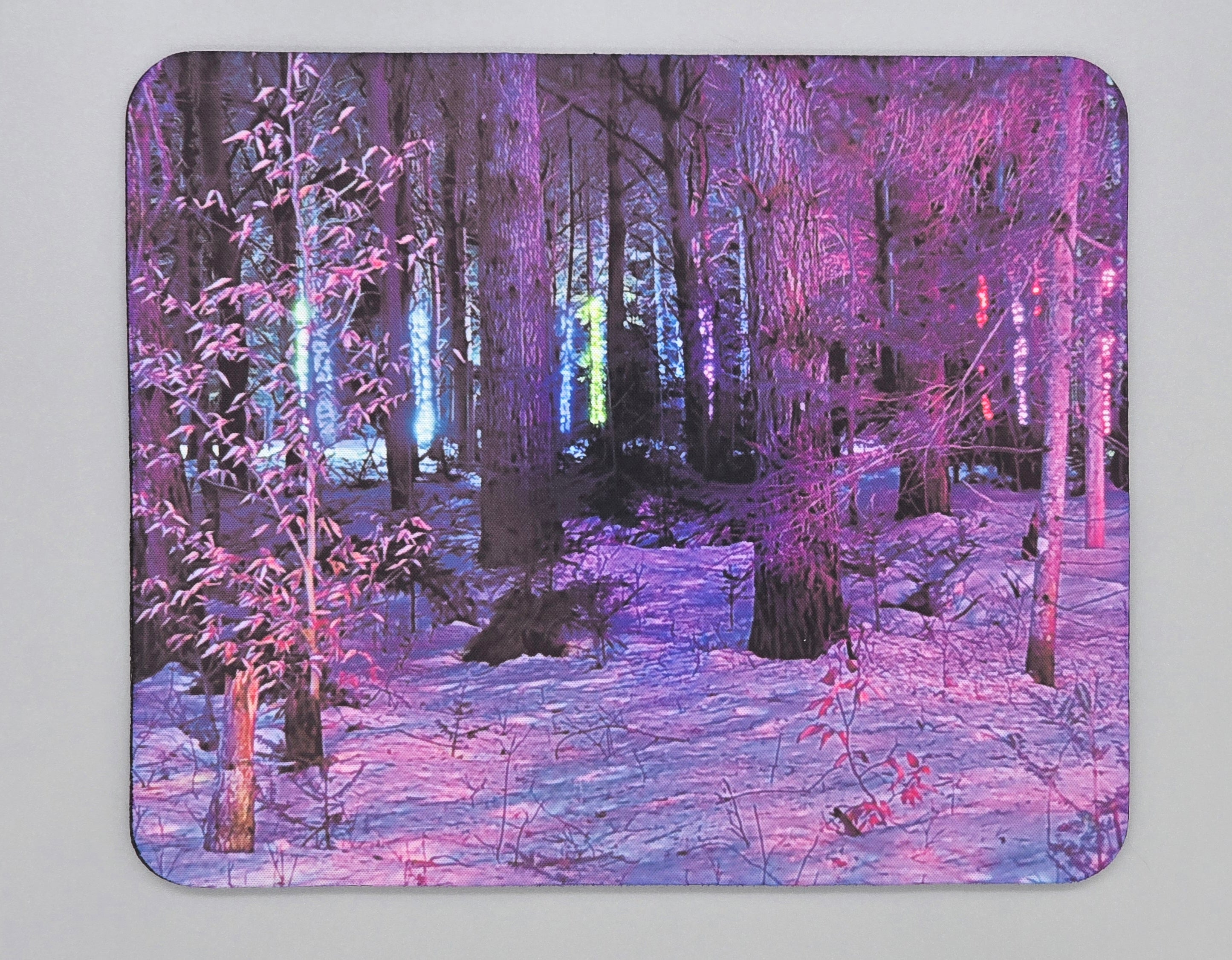 Winter Lights Mouse Pad