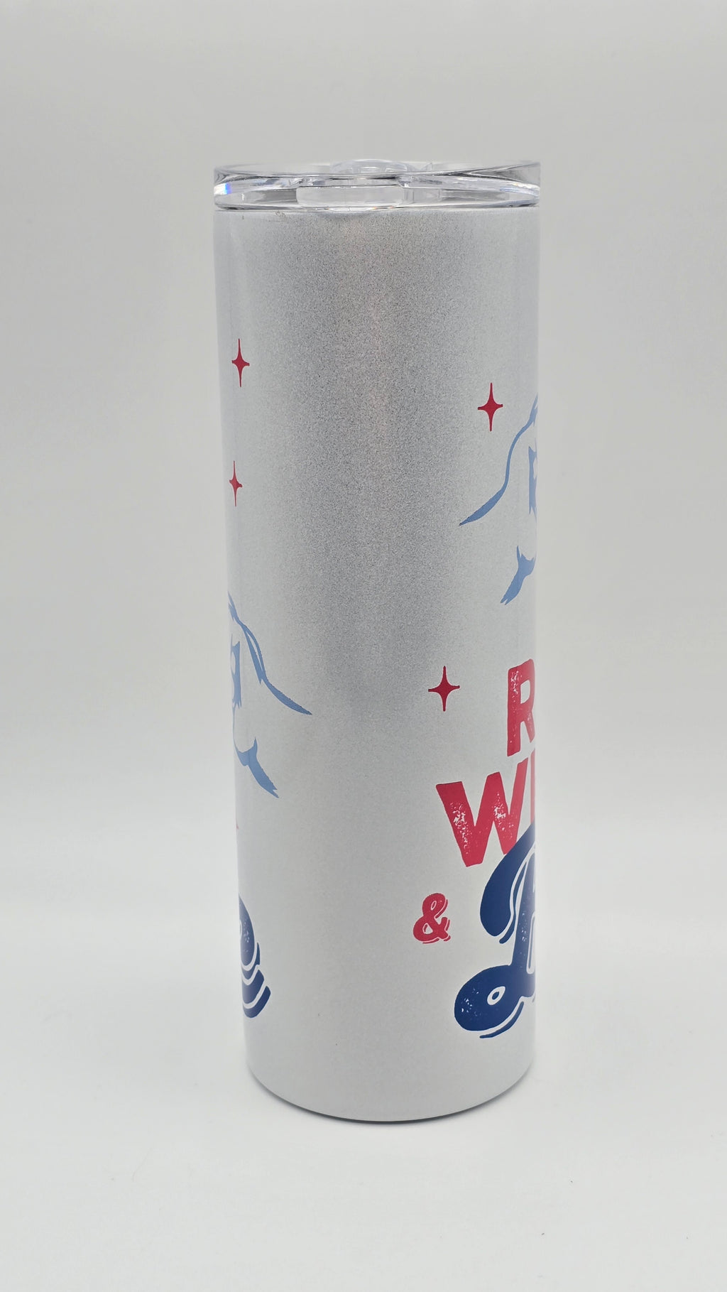 Red, White & Boose Holographic 20oz Straight Skinny Tumbler