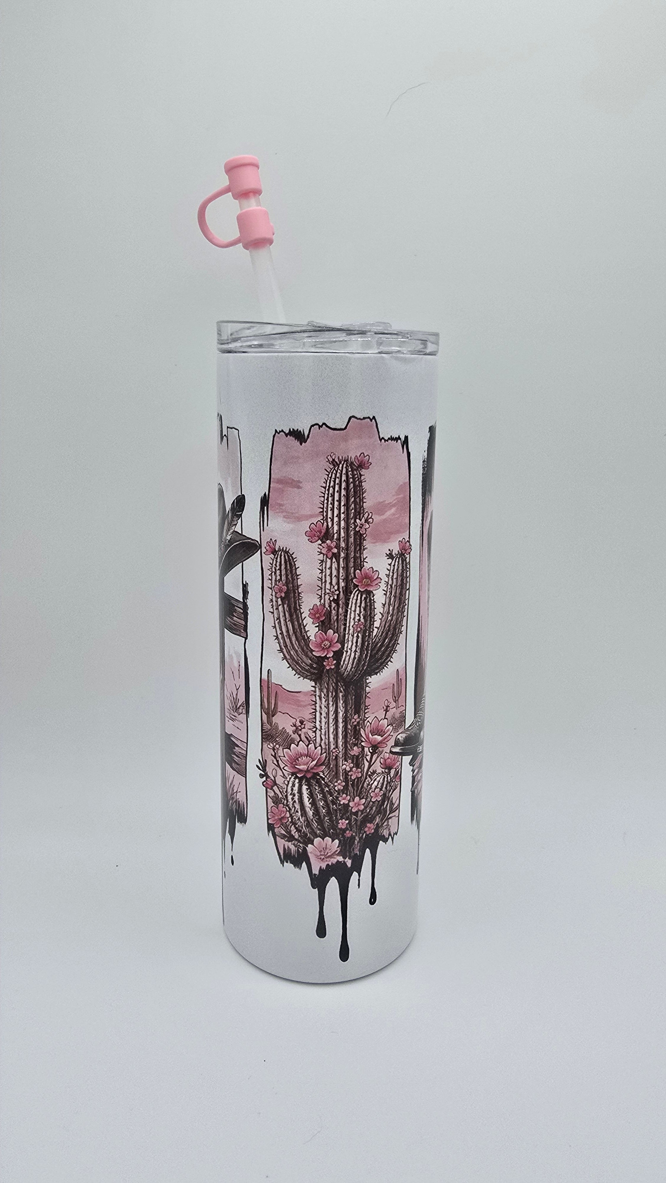 Punk County Girl 20oz Holographic Skinny Tumbler