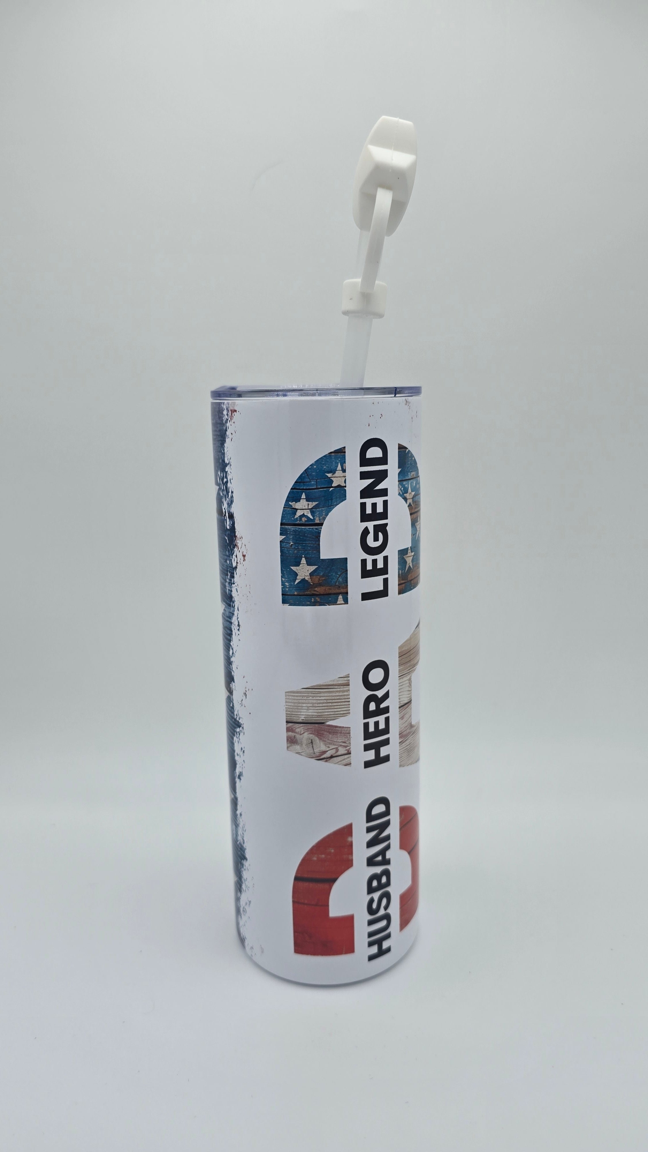 Husband Hero Legend 20oz Straight Skinny Tumbler