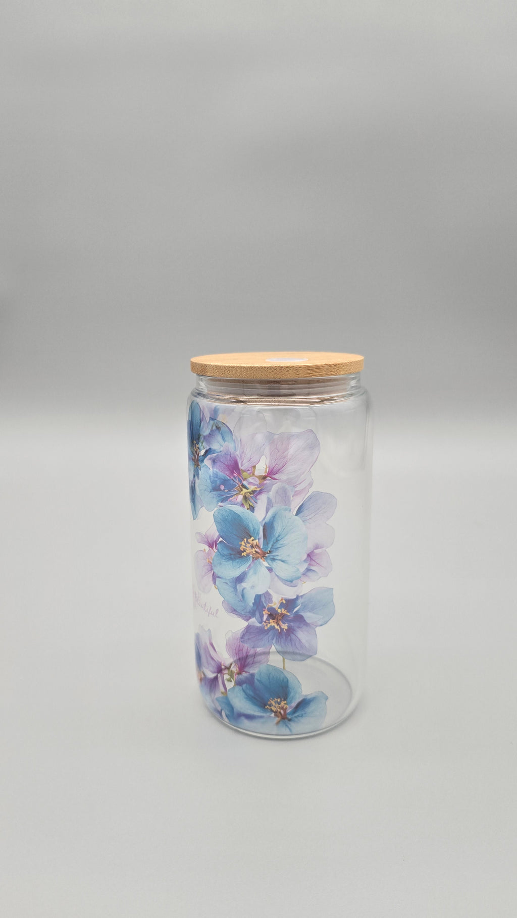 Take Time 16 oz Glass Can Tumbler