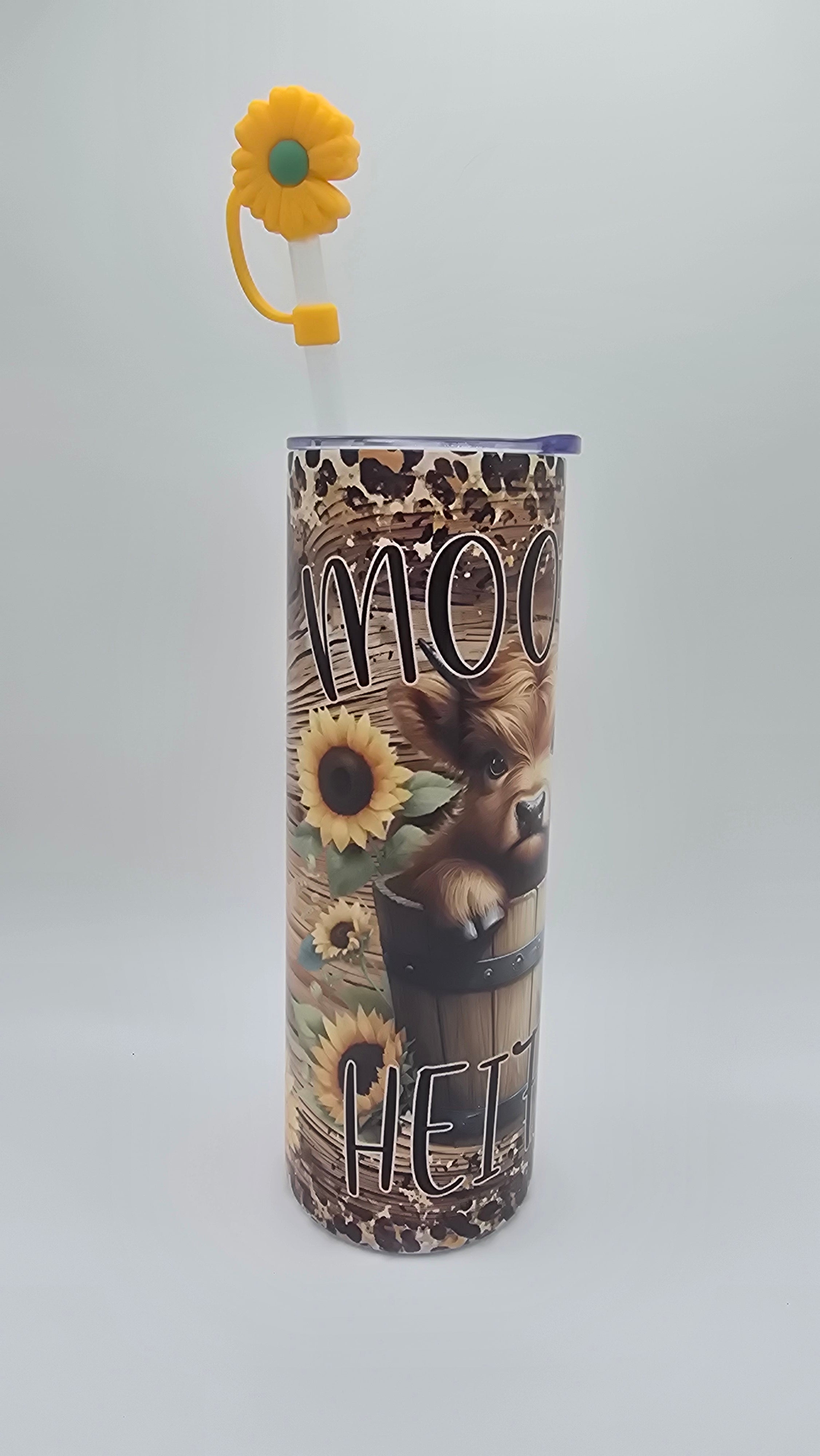 Moody Heifer 20oz Straight Skinny Tumbler