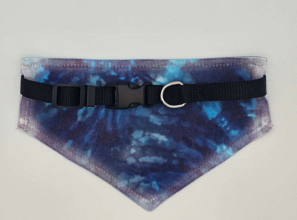 Blue Tie Dye Pet Bandana